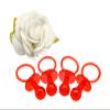 2.5" Baby Pacifier Party Favors, 36 Pieces, Gender Reveal Shower Decorations, Boy Girl Gender Neutral Table Scatter, DIY Party Games Decor (Red) view 2