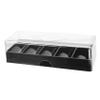 Veemoon Acrylic Poker Chip Box Holder Professional Chip Case Multi-function Carrying Case view 1