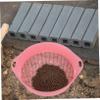 Homoyoyo Multi-use Soil Sifting Pan Durable Garden Sifter for Stones and Essential Tool for Planting and Beach Play Lightweight Design Pink view 3