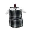 18 inch Doll Outfit-School Plaid Jumper Include Blouse and Hair Accessory/Add on Option: Sock and Shoe (Doll is not Included) (Dropped Waist Jumper Only, Plaid 61) view 1