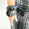 18 inch Doll Outfit-School Plaid Jumper Include Blouse and Hair Accessory/Add on Option: Sock and Shoe (Doll is not Included) (Dropped Waist Jumper Only, Plaid 61) view 3