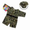 Dr. Simi Military Costume Plush Toy Accessory Outfit with Hat/Soft Textile Clothing for Dr. Simi/Handmade Costume/Collectible Toy Clothes view 1