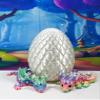 3D Printed Dragons with Dragon Egg, Articulated Mother and Child Dragons, White and Pink Cherry Blossom Baby Dragon, Fidget ADHD Autism Toy MCD-060-004-MAC-WE view 1