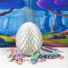 3D Printed Dragons with Dragon Egg, Articulated Mother and Child Dragons, White and Pink Cherry Blossom Baby Dragon, Fidget ADHD Autism Toy MCD-060-004-MAC-WE view 2