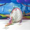 3D Printed Dragons with Dragon Egg, Articulated Mother and Child Dragons, White and Pink Cherry Blossom Baby Dragon, Fidget ADHD Autism Toy MCD-060-004-MAC-WE view 4