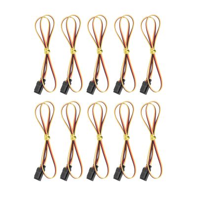 10Pcs Servo Extension Cord Cable 458mm Wide Application Servo Extension Wire Cable JR Remote Control Car
