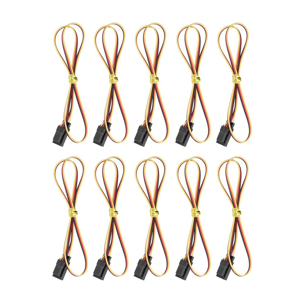 10Pcs Servo Extension Cord Cable 458mm Wide Application Servo Extension Wire Cable JR Remote Control Car