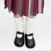 18 inch Doll Outfit-School Plaid Jumper Include Blouse and Hair Accessory/Add on Option: Sock and Shoe (Doll is not Included) (Pleated Skirt,Sock,Matte Black Shoe, Plaid 54) view 4