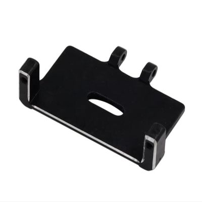 RC Car Repair Kit for Axial for SCX24 for Emax for ES08MA II Servo RC Crawler Car Upgrade Parts Metal Adjustable Servo Mount Replacement RC Car Accessories(Black)