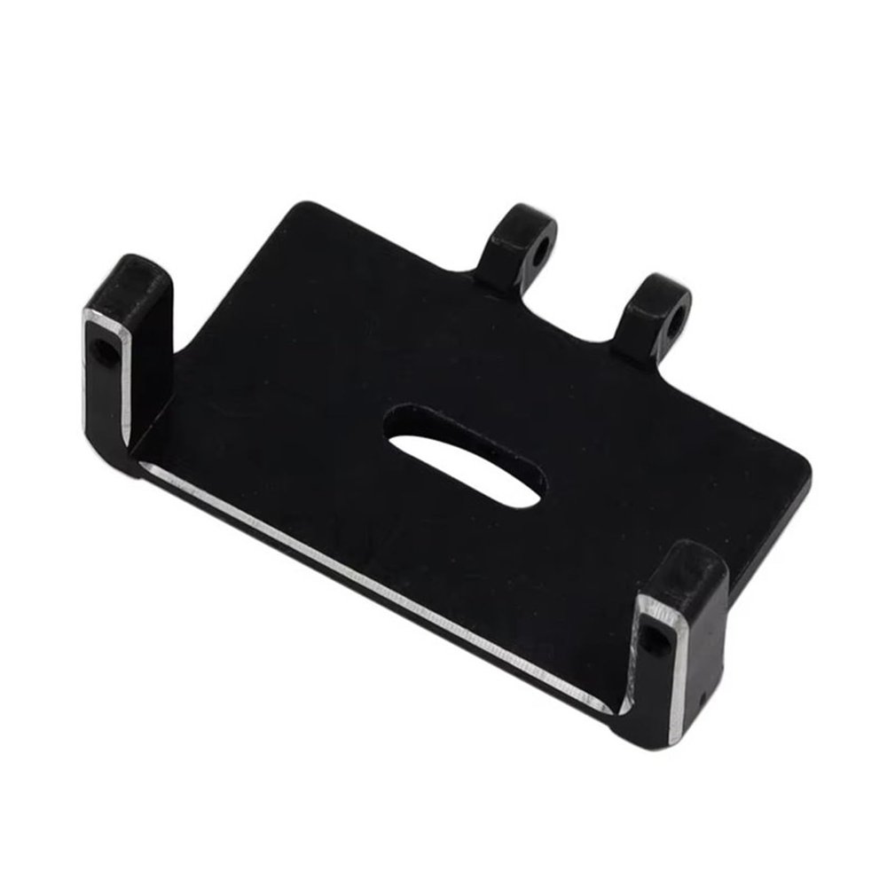 RC Car Repair Kit for Axial for SCX24 for Emax for ES08MA II Servo RC Crawler Car Upgrade Parts Metal Adjustable Servo Mount Replacement RC Car Accessories(Black)