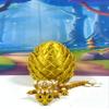3D Printed Baby Dragon with Dragon Egg, Articulated Baby Dragon, 6" Gold and White Cherry Blossom Baby Dragon, Fidget ADHD Autism Toy BD004-GOLD-GE view 1