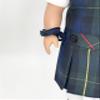 18 inch Doll Outfit-School Plaid Jumper Include Blouse and Hair Accessory/Add on Option: Sock and Shoe (Doll is not Included) (Dropped Waist Jumper,Sock,ShinyBlack Shoe, Plaid 55) view 2