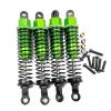 4Pcs Metal Oil Shock Absorber Damper for LAEGENDARY BEZGAR 1/12 1/16 RC Car Upgrade Parts Accessories(Green) view 1
