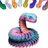 3D Printed Animals Set 3D Printed Snake Toys 3D Printed Articulated Flexible Fidget Toy 3D Printed Animals Exquisite Cute Pet Toy Children/Adults Fidget Toys (Random Candy, 23.6) view 1