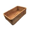 Bothyi Rattan Storage Basket Cosmetic Storage Box Decorative Organizer Box Container Bin for Bedroom Kitchen Supplies Bathroom Decor, 25cmx16.5cmx9cm view 1