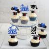 2025 Graduation Cupcake Toppers Glitter Diploma Done Grad Cap Cupcake Toppers Decoration for Class of 2025 Celebrate Graduation Theme Party Supplies view 3