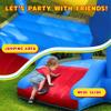 Puligoth Inflatable Bounce House for Kids: Toddler Bouncy House with Slide for Indoor & Outdoor Backyard Birthday Party - Portable Small Bouncy Castle with Blower, Storage Bag and Stakes for Kids 3-6 view 2