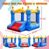 Puligoth Inflatable Bounce House for Kids: Toddler Bouncy House with Slide for Indoor & Outdoor Backyard Birthday Party - Portable Small Bouncy Castle with Blower, Storage Bag and Stakes for Kids 3-6 view 3