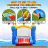 Puligoth Inflatable Bounce House for Kids: Toddler Bouncy House with Slide for Indoor & Outdoor Backyard Birthday Party - Portable Small Bouncy Castle with Blower, Storage Bag and Stakes for Kids 3-6 view 4