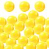 Lottery Balls, 50pcs Bingo Balls Hollow Lottery Balls Smooth Vibrant Raffle Balls Round Lottery Balls for Party Game, Balls Only, Yellow view 1