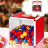 Lottery Balls, 50pcs Bingo Balls Hollow Lottery Balls Smooth Vibrant Raffle Balls Round Lottery Balls for Party Game, Balls Only, Yellow view 2