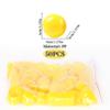Lottery Balls, 50pcs Bingo Balls Hollow Lottery Balls Smooth Vibrant Raffle Balls Round Lottery Balls for Party Game, Balls Only, Yellow view 4