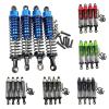 4Pcs Metal Oil Shock Absorber Damper for LAEGENDARY BEZGAR 1/12 1/16 RC Car Upgrade Parts Accessories(Black) view 2