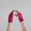 1/6 Scale Female Clothes Gloves Decoration for 12-inches Action Figure Body Doll, Female Action Figure Wrist Wraps Clothing 1/6 Girl Wrist Gloves Costume Accessory (Pink, Short) view 1
