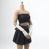 1/6 Scale Female Clothes Glovesx Decoration for 12-inches Action Figure Body Doll, Female Action Figure Wrist Wraps Clothing 1/6 Girl Wrist Gloves Costume Accessory (White, Long) view 2