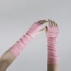 1/6 Scale Female Clothes Gloves Decoration for 12-inches Action Figure Body Doll, Female Action Figure Wrist Wraps Clothing 1/6 Girl Wrist Gloves Costume Accessory (Light Pink, Long) view 1