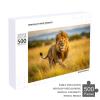 1000 Piece Jigsaw Puzzle Lion On Its Back Walking Through The Grass Brain Teaser for Adults Educational Developmental & Games Building Kit Activities to Encourage Creative Play Christmas view 2
