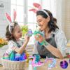 JOD 4PCS 3D Printed Dragon Eggs with Dragon Inside Articulated Fidget Toys, Easter Dragon Eggs, Mystery Surprise Easter Eggs for Kids, Unique 3D Printed Animals, Home Decor and Gift Set(C) view 2