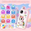 Kids Smart Phone for Girls, Touchscreen, 64GB Card Birthday Gifts for Girls Age 3, 4, 5, 6, 7, 8, 10 Year Old, Toddler Educational Learning Toys Phone with Dual Camera, Game, Music Player view 3