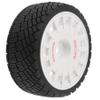 100mm 1/8 RC On-Road Tires and 15-Spokes RC Hard Plastic wheels High Grip Set 17mm Hex For 1/7 1/8 HPI VRX WR8 HSP Hobao Kyosho ARRMA Redcat Losi KM C3 CNE Ford W200 (White) view 3