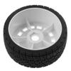 100mm 1/8 RC On-Road Tires and 15-Spokes RC Hard Plastic wheels High Grip Set 17mm Hex For 1/7 1/8 HPI VRX WR8 HSP Hobao Kyosho ARRMA Redcat Losi KM C3 CNE Ford W200 (White) view 4
