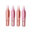 4 Pcs Pink Plastic Nose Cleaning Tweezers Nose Booger Cleaner Baby Nasal Tweezers Booger Removers with LED Light for Baby Care, Baby Nasal Aspirators view 1