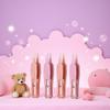 4 Pcs Pink Plastic Nose Cleaning Tweezers Nose Booger Cleaner Baby Nasal Tweezers Booger Removers with LED Light for Baby Care, Baby Nasal Aspirators view 2