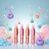 4 Pcs Pink Plastic Nose Cleaning Tweezers Nose Booger Cleaner Baby Nasal Tweezers Booger Removers with LED Light for Baby Care, Baby Nasal Aspirators view 3