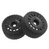100mm 1/8 RC On-Road Tires and 15-Spokes RC Hard Plastic wheels High Grip Set 17mm Hex For 1/7 1/8 HPI VRX WR8 HSP Hobao Kyosho ARRMA Redcat Losi KM C3 CNE Ford W200 (Black) view 3