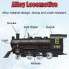 Electric Alloy Train Set for Kids Ages 4-8, Remote Control Metal Christmas Train Sets for Around The Tree, Trains Railway Kits w/Realistic Smoke,Sounds & Lights, Birthday Toys Gift for Boys Girls view 2
