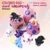 HyBaiS 2026 Easter Basket Essentials - Easter Eggs for Egg Hunt, Classroom Rewards for Kids, Reusable Mini 3D Printed Animals, Surprise Unboxing Mystery Gift view 2
