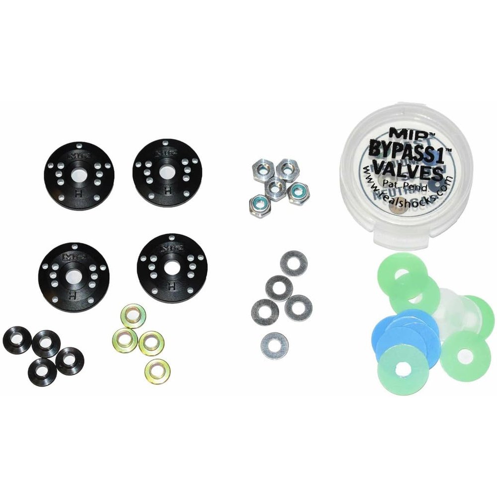 MIP 24405 Bypass1? Tapered Hi-Flow Piston Kit, 5-Hole x 1.3mm, 1/8th Scale