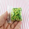 Large Avocado Polymer Clay Fake Sprinkles, Kawaii Fimo Jumbo Sprinkle Mix, Decoden Funfetti Jimmies for Crafts and DIY (30 gram bag) view 4