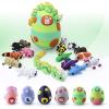 3D Printed mini Animals with Mini Animal Toys Inside, Easter Basket Stuffers,Pre Filled Easter Eggs Bulk with Toys, Reusable Easter Basket Essentials Gifts, Easter Egg Hunt Supplies,Party Favors view 1