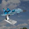 Diecast Aircraft Model Metal 1/100 Scale for Aircraft SU-30 Fighter with Dispaly Stand Model Plane for Desktop Table Office Decoration for Aviation Enthusiasts view 2