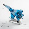 Diecast Aircraft Model Metal 1/100 Scale for Aircraft SU-30 Fighter with Dispaly Stand Model Plane for Desktop Table Office Decoration for Aviation Enthusiasts view 4