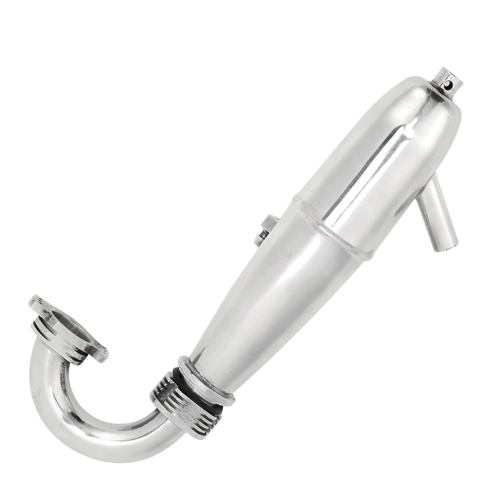 Engine Exhaust Pipe, Aluminum Alloy RC Engine Exhaust Tube Anti Deformation Tube for 1/8 Oil Truck