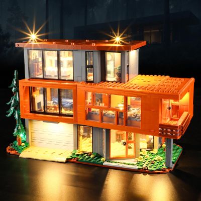 BOOZUU Light Kit for 21354 House - Lighting Compatible with Ideas Twilight The Cullen House 21354 Building Set for Adults (Lights Only, No Model Set)