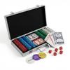 LOYCHIP 300 Piece Poker Chip Set, 11.5g Heavyweight Iron Core Chips with Aluminum Case, Playing Cards, Dealer and Blind Buttons, Professional Gambling Game Kit for Texas Holdem Blackjack view 1