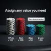 LOYCHIP 300 Piece Poker Chip Set, 11.5g Heavyweight Iron Core Chips with Aluminum Case, Playing Cards, Dealer and Blind Buttons, Professional Gambling Game Kit for Texas Holdem Blackjack view 3
